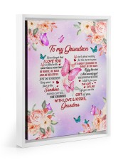 DANCE IN THE RAIN - BEST GIFT FOR GRANDSON Floating Framed Canvas Prints White tile
