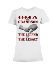 THE LEGEND AND THE LEGACY - BEST GIFT FOR OMA Premium Fit Ladies Tee tile