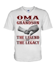 THE LEGEND AND THE LEGACY - BEST GIFT FOR OMA V-Neck T-Shirt tile