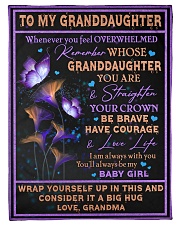CONSIDER IT A BIG HUG -BEST GIFT FOR GRANDDAUGHTER Small Fleece Blanket - 30" x 40" front