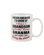LIVING THE DREAM - BEST GIFT FOR GRANDSON Mug tile