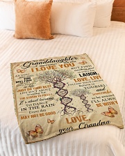 I'LL ALWAYS BE WITH YOU - GIFT FOR GRANDDAUGHTER Small Fleece Blanket - 30" x 40" aos-coral-fleece-blanket-30x40-lifestyle-front-01