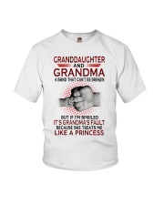 LIKE A PRINCESS - LOVELY GIFT FOR GRANDDAUGHTER Youth T-Shirt front