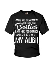 She Is My Alibi - Lovely Gift For Grandchild Youth T-Shirt front