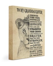 STRAIGHTEN YOUR CROWN - GIFT FOR GRANDDAUGHTER 11x14 Gallery Wrapped Canvas Prints front