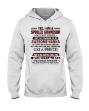 YES I AM A SPOILED GRANDSON Hooded Sweatshirt tile