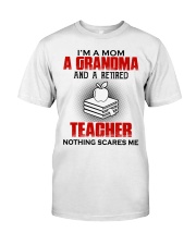 NOTHING SCARES ME - PERFECT GIFT FOR GRANDMA Premium Fit Mens Tee tile