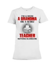 NOTHING SCARES ME - PERFECT GIFT FOR GRANDMA Premium Fit Ladies Tee tile