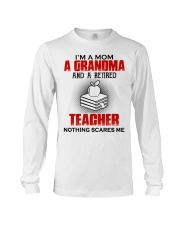 NOTHING SCARES ME - PERFECT GIFT FOR GRANDMA Long Sleeve Tee tile