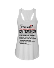 5 THINGS - PERFECT GIFT FOR NURSE Ladies Flowy Tank tile