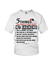 5 THINGS - PERFECT GIFT FOR NURSE Youth T-Shirt front