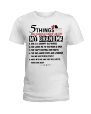 5 THINGS - PERFECT GIFT FOR NURSE Ladies T-Shirt tile