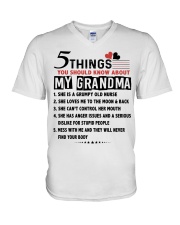 5 THINGS - PERFECT GIFT FOR NURSE V-Neck T-Shirt tile