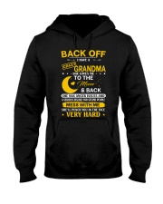 BACK OFF I HAVE CRAZY GRANDMA - GIFT FOR GRANDKIDS Hooded Sweatshirt tile