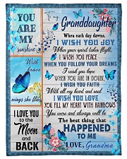 I LOVE YOU - PERFECT GIFT FOR GRANDDAUGHTER Small Fleece Blanket - 30" x 40" front