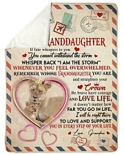 YOU CANNOT WITHSTAND STORM - GIFT TO GRANDDAUGHTER Sherpa Fleece Blanket tile