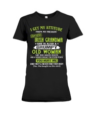 I GET MY ATTITUDE - LOVELY GIFT FOR GRANDDAUGHTER Premium Fit Ladies Tee tile