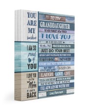 JUST DO YOUR BEST - MOM MOM TO GRANDDAUGHTER 11x14 Gallery Wrapped Canvas Prints front