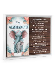 How Special You Are To Me - Lovely Gift For Granddaughter Floating Framed Canvas Prints White tile