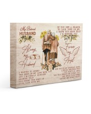 Forever My Angel - To My Husband In Heaven 14x11 Gallery Wrapped Canvas Prints front