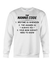 THE NANNA CODE - BEDTIME IS WHENEVER Crewneck Sweatshirt tile
