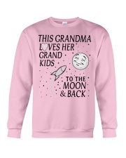 Moon And Back - Perfect Gift For Grandma Crewneck Sweatshirt tile