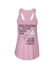 Moon And Back - Perfect Gift For Grandma Ladies Flowy Tank tile