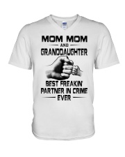 PARTNER IN CRIME EVER - BEST GIFT FOR MOM MOM V-Neck T-Shirt tile
