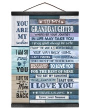 YOUR WAY BACK HOME - GREAT GIFT FOR GRANDDAUGHTER Hanging Canvas tile