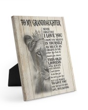I LOVE YOU - AMAZING GIFT FOR GRANDDAUGHTER Easel-Back Gallery Wrapped Canvas tile