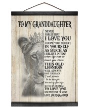 I LOVE YOU - AMAZING GIFT FOR GRANDDAUGHTER Hanging Canvas tile