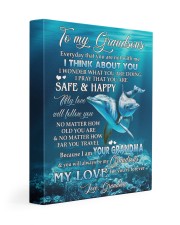 YOU WILL ALWAYS BE MY GRANDSONS - FROM GRANDMA 11x14 Gallery Wrapped Canvas Prints front