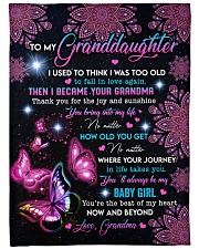 THE BEAT OF MY HEART - GIFT FOR GRANDDAUGHTER Fleece Blanket tile