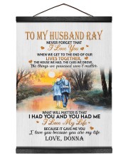 I LOVE YOU - DONNA TO HUSBAND RAY Hanging Canvas tile