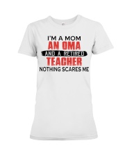 NOTHING SCARES ME - PERFECT GIFT FOR TEACHER Premium Fit Ladies Tee tile