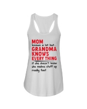 GRANDMA KNOWS EVERY THING - GIFT FOR GRANDCHILDREN Ladies Flowy Tank tile