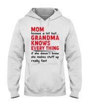 GRANDMA KNOWS EVERY THING - GIFT FOR GRANDCHILDREN Hooded Sweatshirt tile