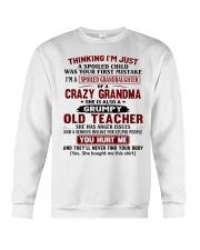 I'M A SPOILED GRANDDAUGHTER OF A CRAZY GRANDMA Crewneck Sweatshirt tile