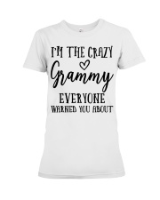 I'M THE CRAZY GRAMMY - PERFECT GIFT FOR GRAMMY Premium Fit Ladies Tee tile