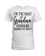 I'M THE CRAZY GRANDMA - PERFECT GIFT FOR GRANDMA Ladies T-Shirt tile