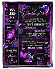 I LOVE YOU - GRANDMA TO GRANDDAUGHTER Small Fleece Blanket - 30" x 40" front