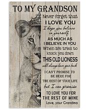 THIS OLD LIONESS - GRANDMA TO GRANDSON Vertical Poster tile