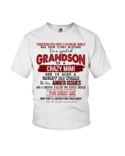 I'M A SPOILED GRANDSON OF A CRAZY MIMI Youth T-Shirt tile