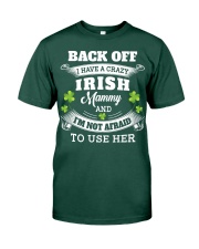 I HAVE A CRAZY IRISH MAMMY Premium Fit Mens Tee tile