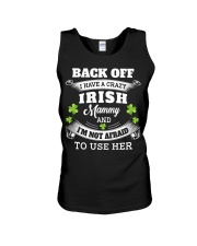 I HAVE A CRAZY IRISH MAMMY Unisex Tank tile