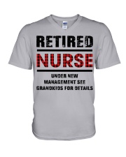RETIRED NURSE - BEST GIFT FOR NURSE V-Neck T-Shirt tile