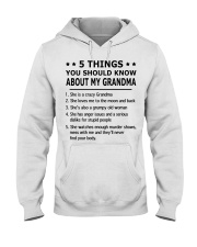 5 THINGS YOU SHOULD KNOW ABOUT MY GRANDMA Hooded Sweatshirt tile