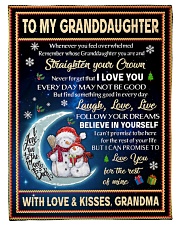 Follow Your Dreams - Amazing Gift For Granddaughter Small Fleece Blanket - 30" x 40" front