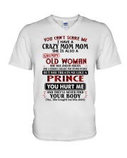 YOU CAN'T SCARE ME - BEST GIFT FOR GRANDSON V-Neck T-Shirt tile