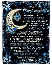 Follow Your Dreams - Amazing Gift For Granddaughter Small Fleece Blanket - 30" x 40" front